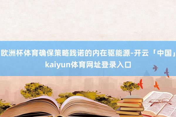 欧洲杯体育确保策略践诺的内在驱能源-开云「中国」kaiyun体育网址登录入口